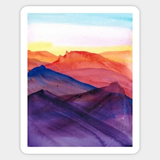 Mountain Landscape Sticker